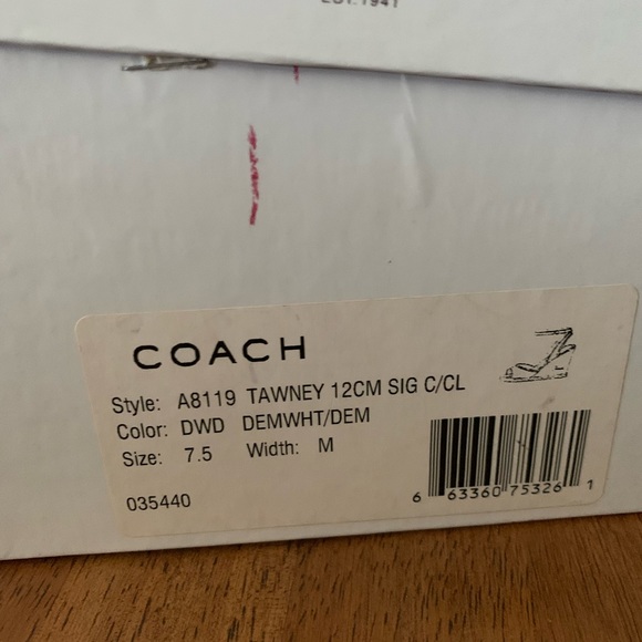New Coach wedges size 7.5 - Picture 6 of 7